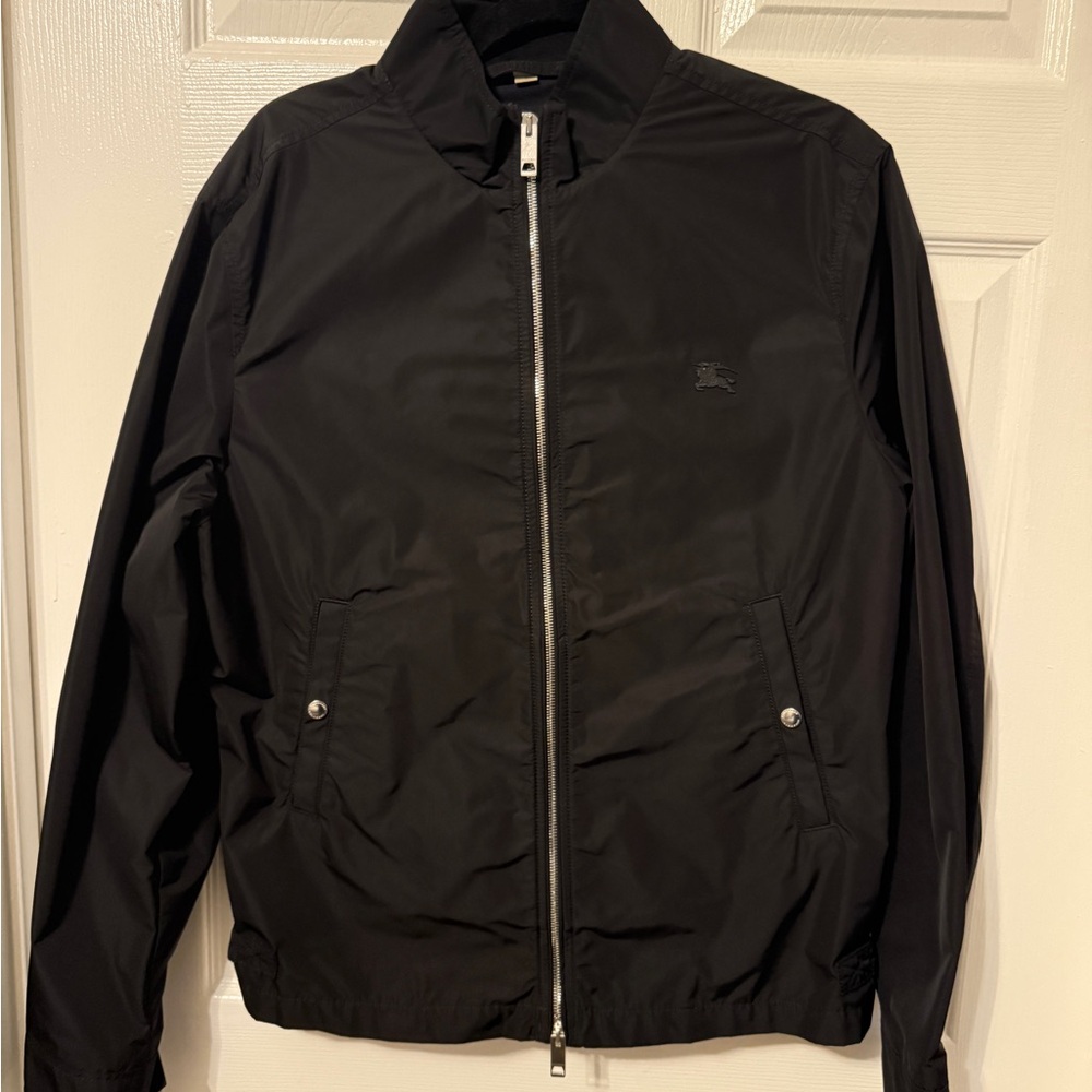 Burberry Black Outerwear with Zipper